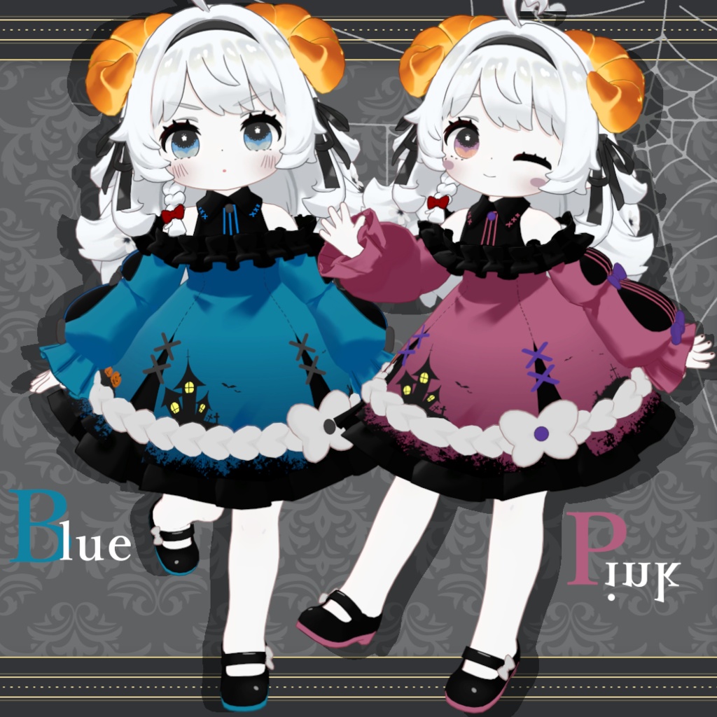 【コロネ専用】デフォルト衣装用テクスチャ‐halloween-