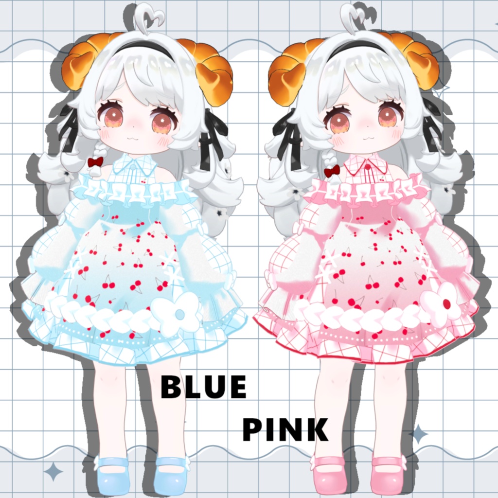 【コロネ専用】デフォルト衣装用テクスチャ‐さくらんぼ‐