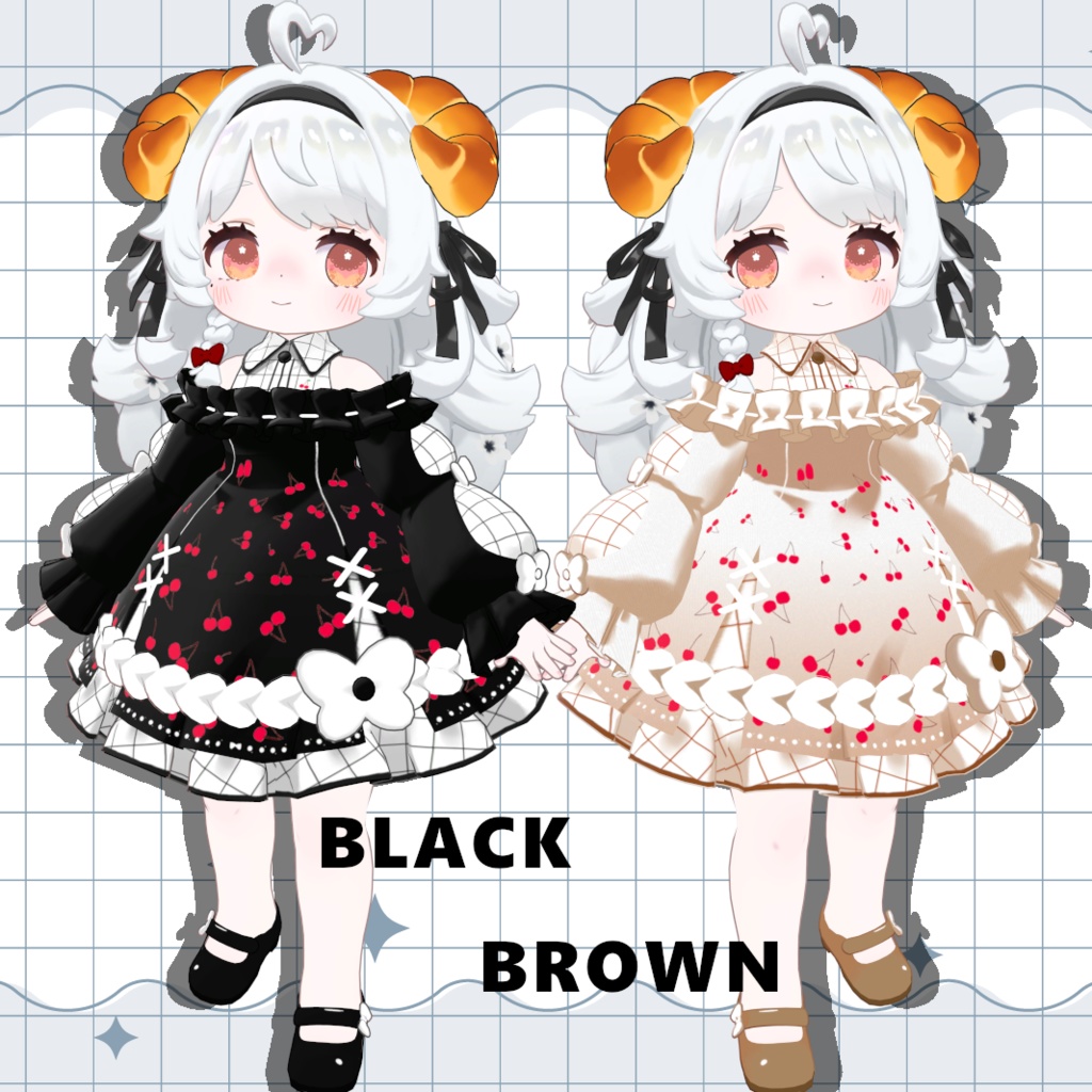 【コロネ専用】デフォルト衣装用テクスチャ‐さくらんぼ‐