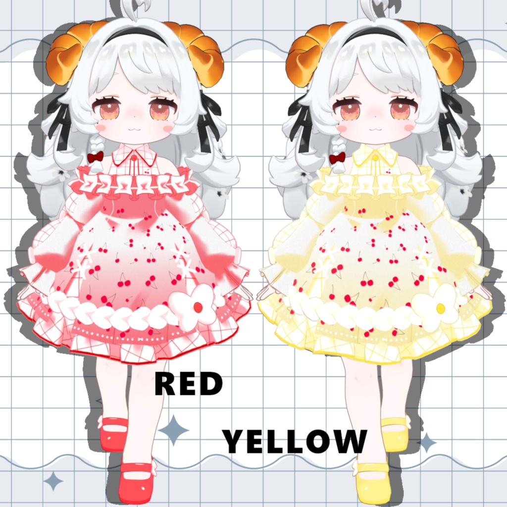 【コロネ専用】デフォルト衣装用テクスチャ‐さくらんぼ‐