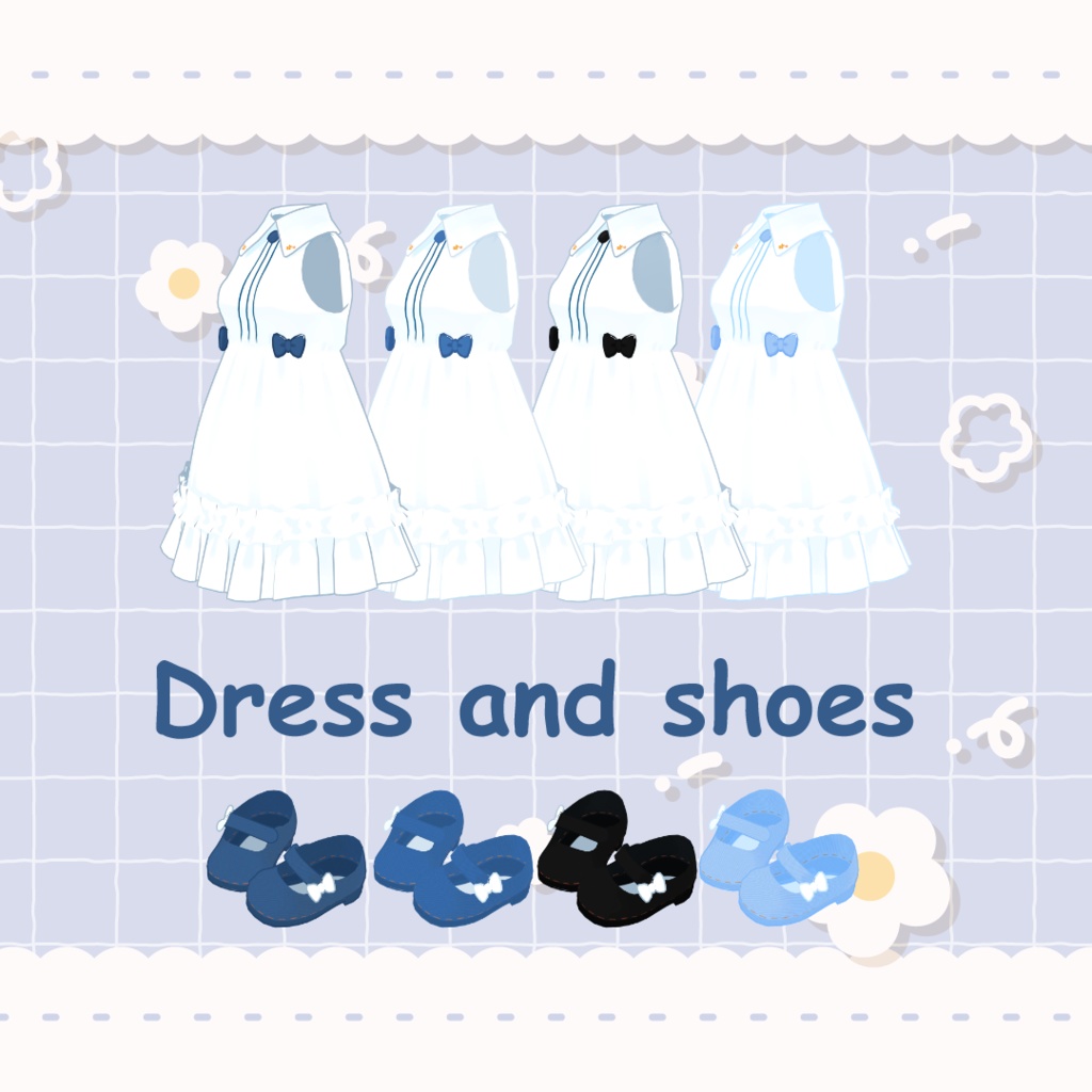 【コロネ専用】デフォルト衣装専用テクスチャ‐denim‐