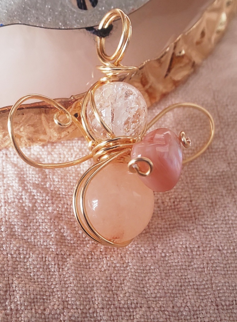 オレンジカルサイトのペンダントトップ