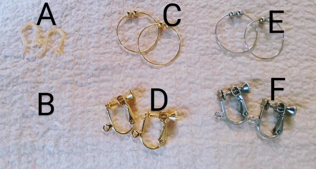 グァバクォーツのピアス