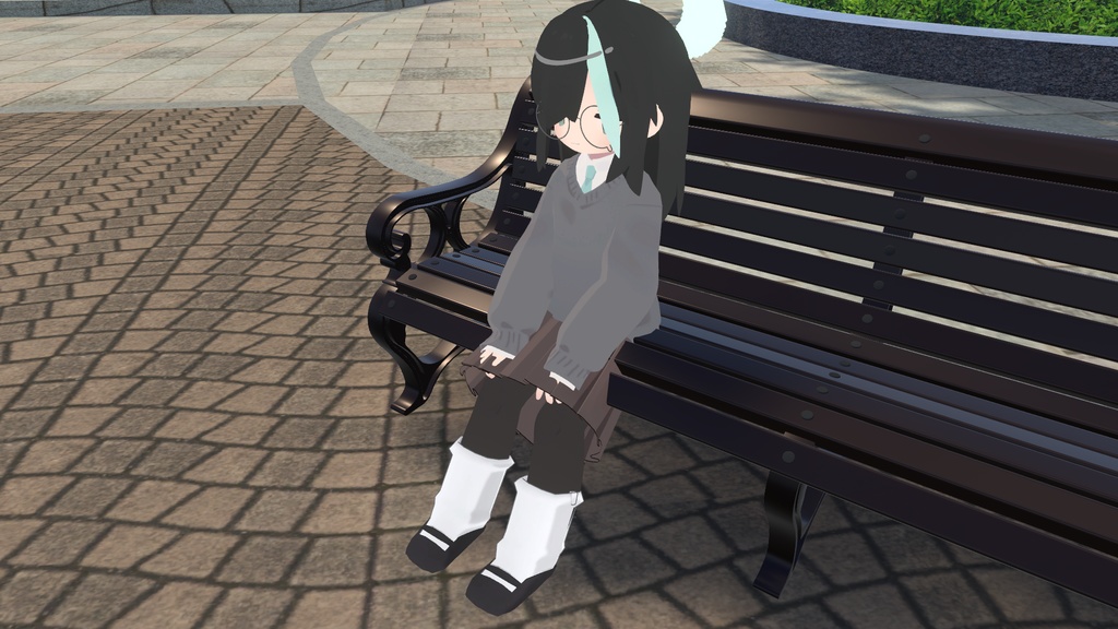 うささき用黒タイツと白タイツ