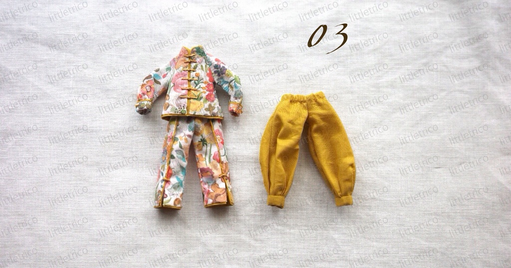 マオカラーセットアップ黄オビツ11 