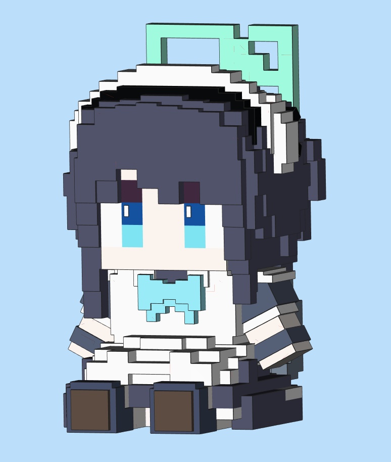 ブルーアーカイブ ミニ画素フィギュア(受注生産リンク公開中)