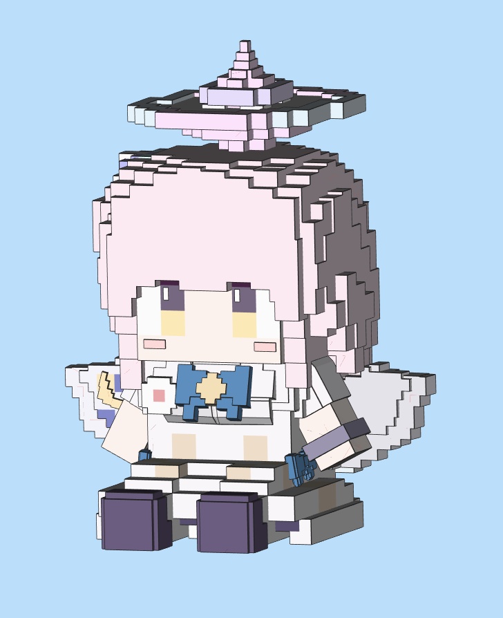 【受注生産】ブルーアーカイブ ミニ画素フィギュア