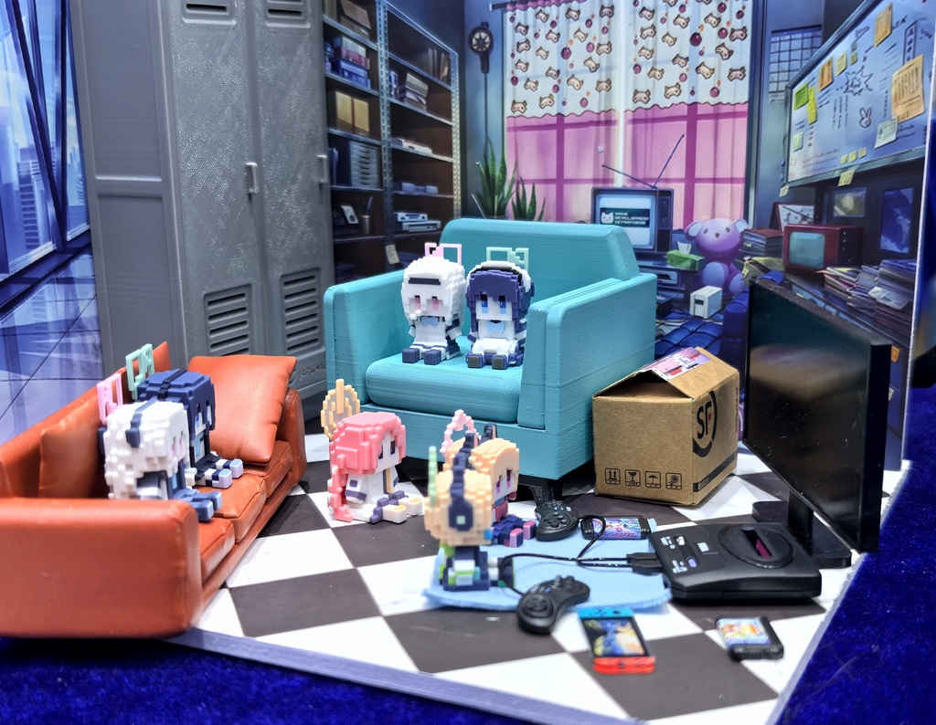 【受注生産】【ゲーム開発部シリーズ】ブルーアーカイブ ミニ画素フィギュア  