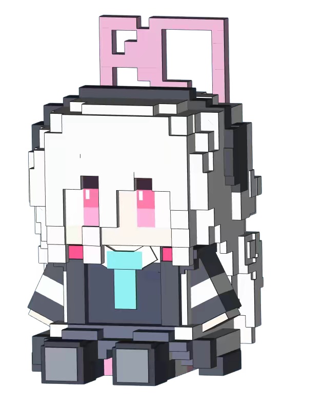 【受注生産】【ゲーム開発部シリーズ】ブルーアーカイブ ミニ画素フィギュア