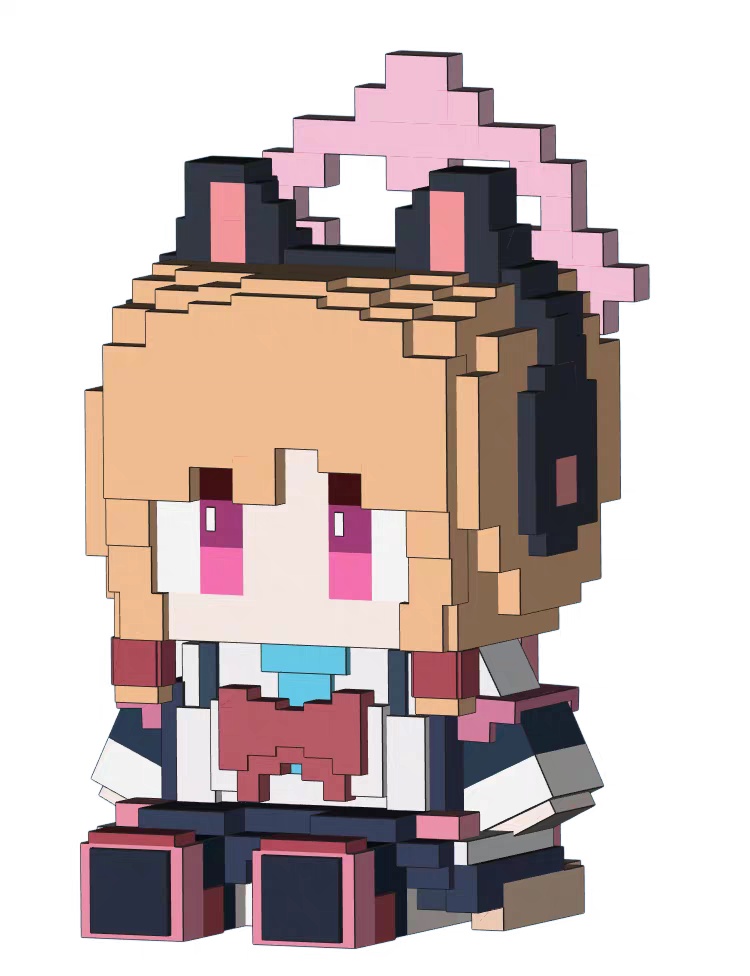 【受注生産】【ゲーム開発部シリーズ】ブルーアーカイブ ミニ画素フィギュア