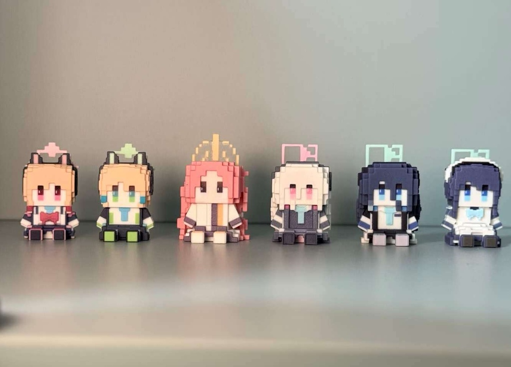 【受注生産】【ゲーム開発部シリーズ】ブルーアーカイブ ミニ画素フィギュア