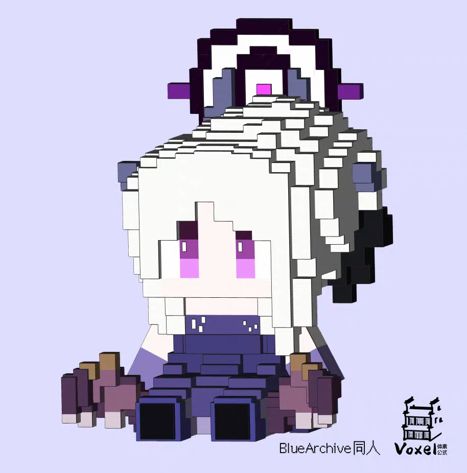 【ブルーアーカイブ】空崎ヒナ ミニ画素フィギュアシリーズ