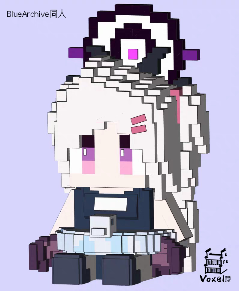【ブルーアーカイブ】空崎ヒナ ミニ画素フィギュアシリーズ