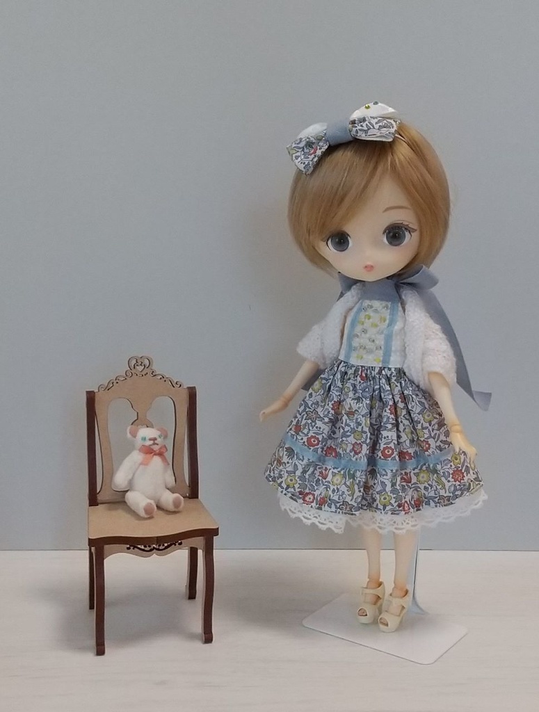 透かし編みボレロ(ハルモニアブルーム/ニア・ハルモニア着用可能/ハンドメイド品)