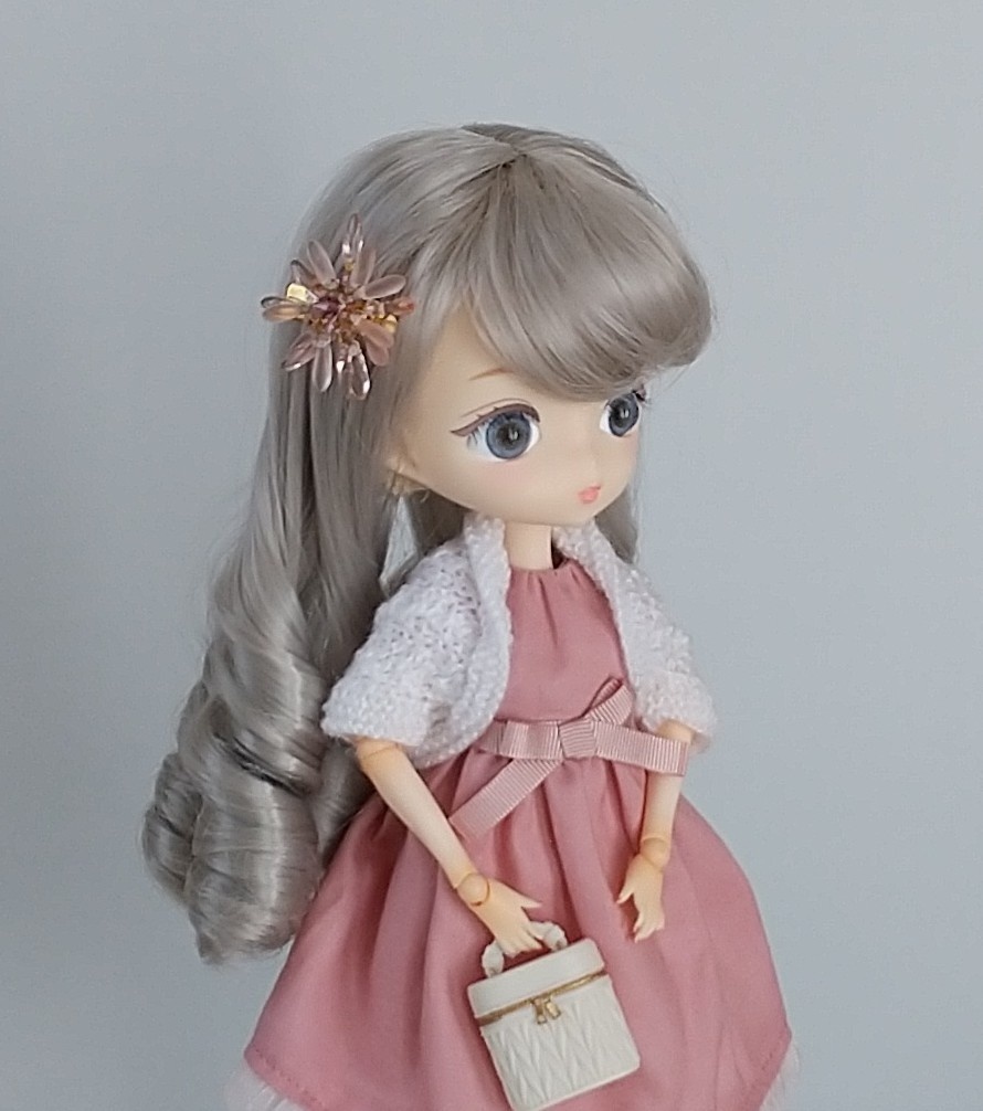 透かし編みボレロ(ハルモニアブルーム/ニア・ハルモニア着用可能/ハンドメイド品)