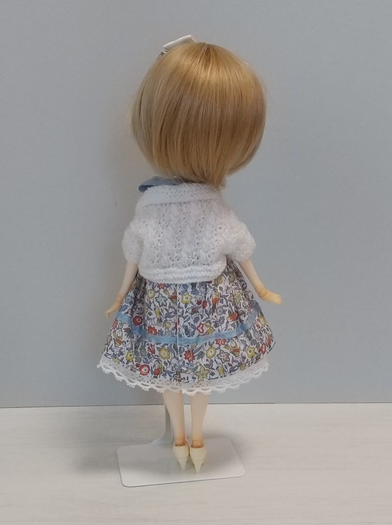 透かし編みボレロ(ハルモニアブルーム/ニア・ハルモニア着用可能/ハンドメイド品)