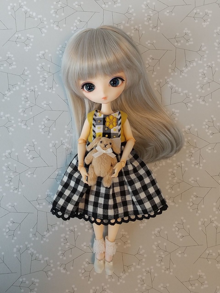 ミニチュアうさぎのぬいぐるみ