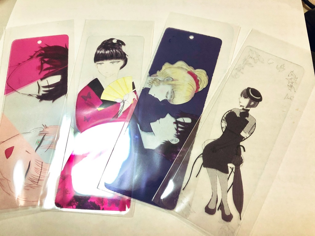 クリアしおりセット