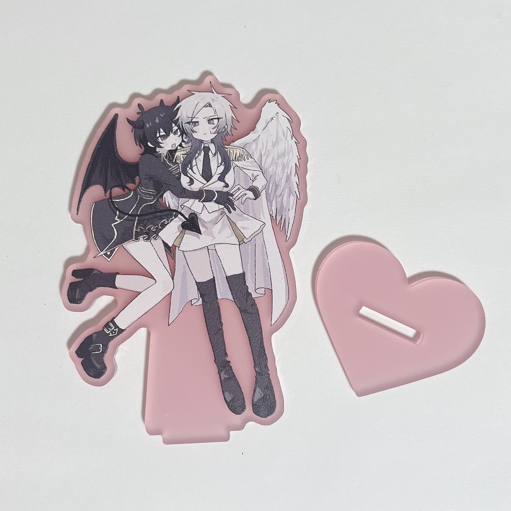 【ワケあり】にょたiski 天使と悪魔 アクリルスタンド