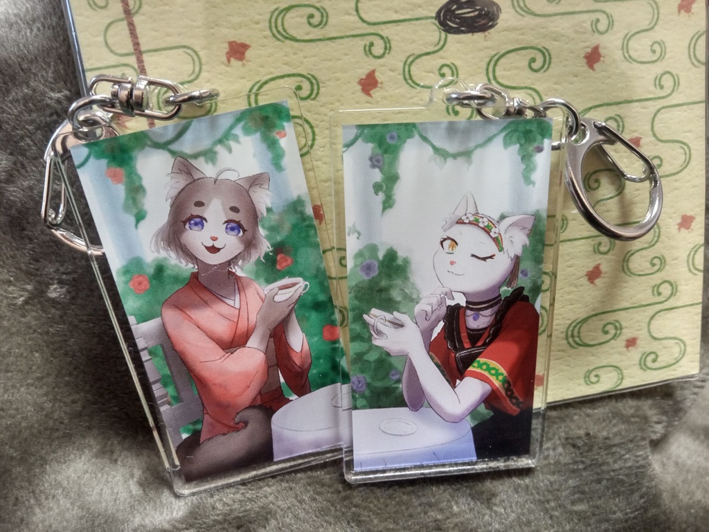 いっしょにお茶でも~白猫さん~【pixivFACTORY】