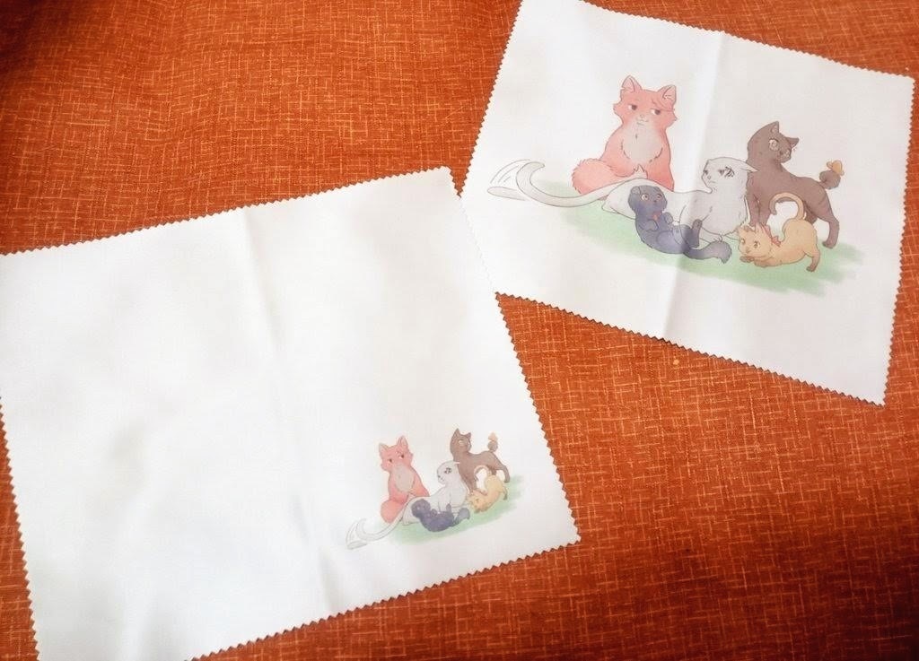 ねこちゃんのメガネ拭き【pixivFACTORY】