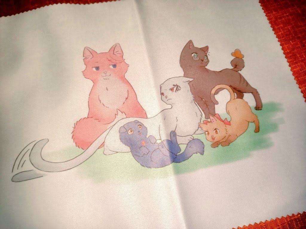 ねこちゃんのメガネ拭き【pixivFACTORY】