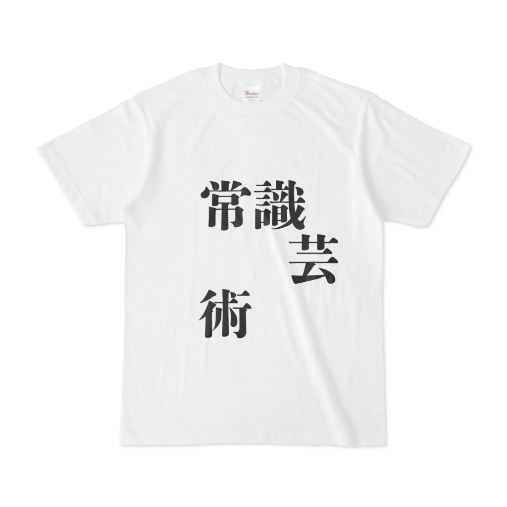 漢字Tシャツ(常識芸術)