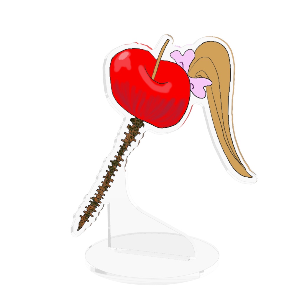 お姫様りんごあめ記念撮影