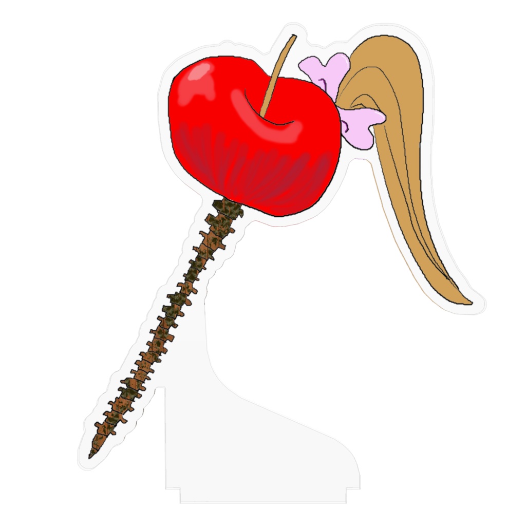 お姫様りんごあめ記念撮影