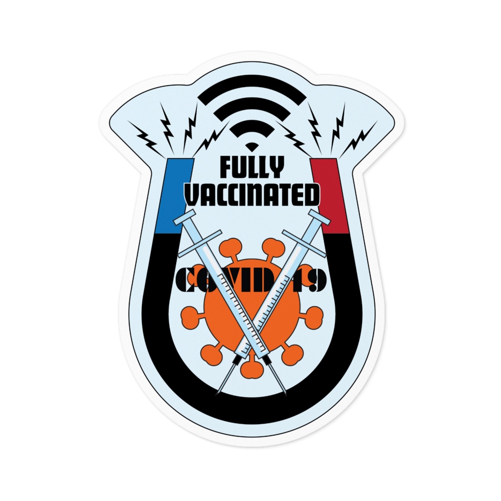 ワクチン接種済みステッカー