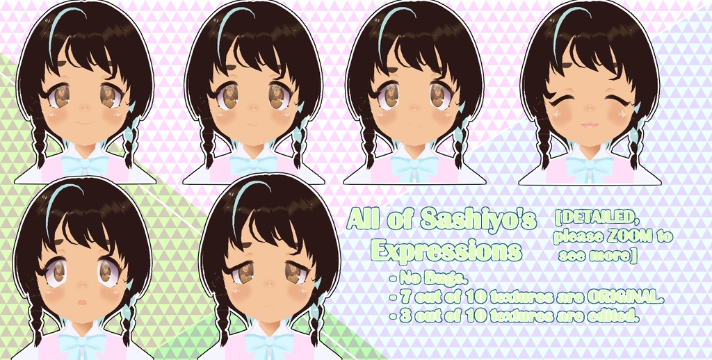 vrmモデルダリさしよ||VRM Model Sashiyo Dari【+MMD】