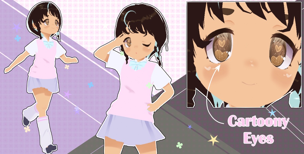 vrmモデルダリさしよ||VRM Model Sashiyo Dari【+MMD】