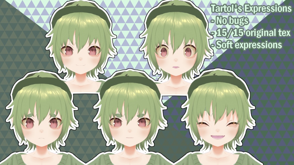 vrmモデル夢るといタルトル||VRM Model Tartol Yumerutoi