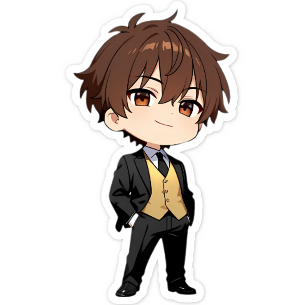 ミニ睦月ステッカー