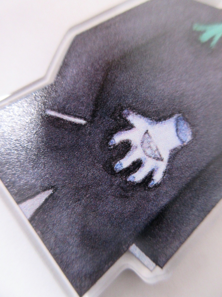 魘夢・三つ編みの少女 コスチュームアクキー