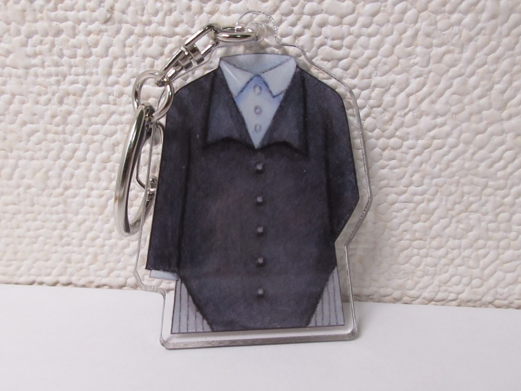 魘夢・三つ編みの少女 コスチュームアクキー