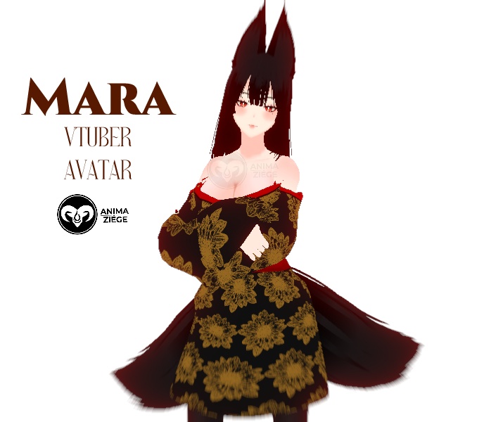 Simple Vroid Vtuber Avatar: Mara