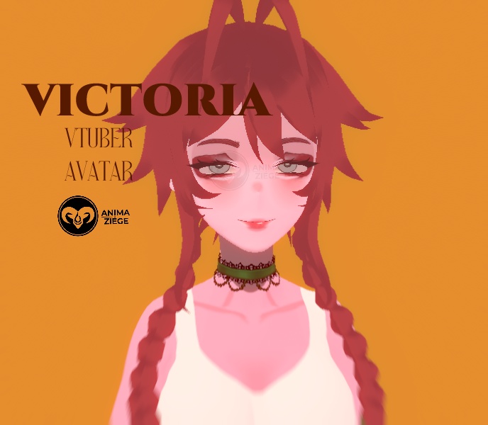 Simple Vroid Vtuber Avatar: Victoria