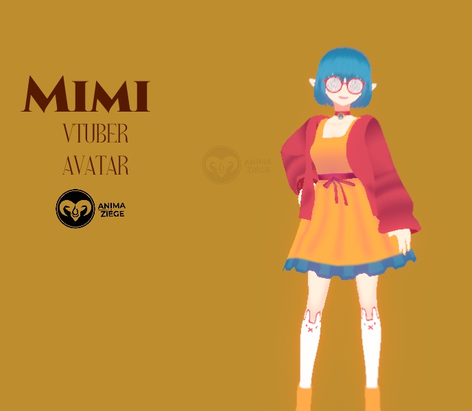 Vroid Vtuber Avatar: Mimi