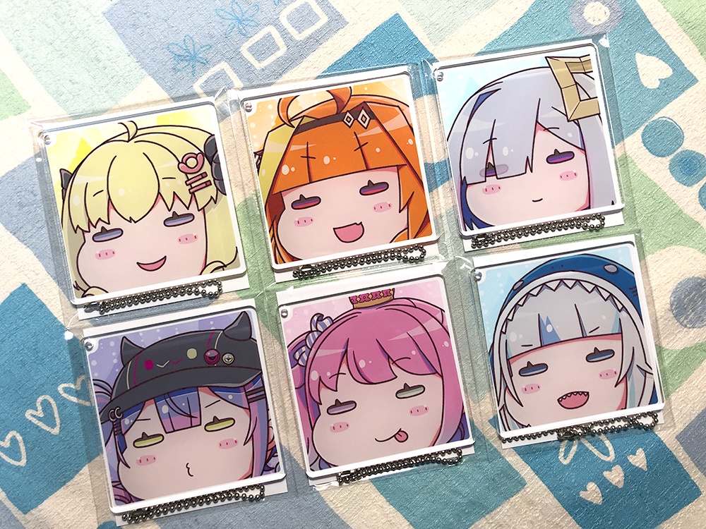 【非公式】アクキーにもなるアクリルコースター