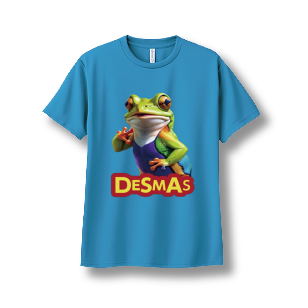 【受注】デスマスTシャツ(ブルー)※ご注文より約2週間後発送になります