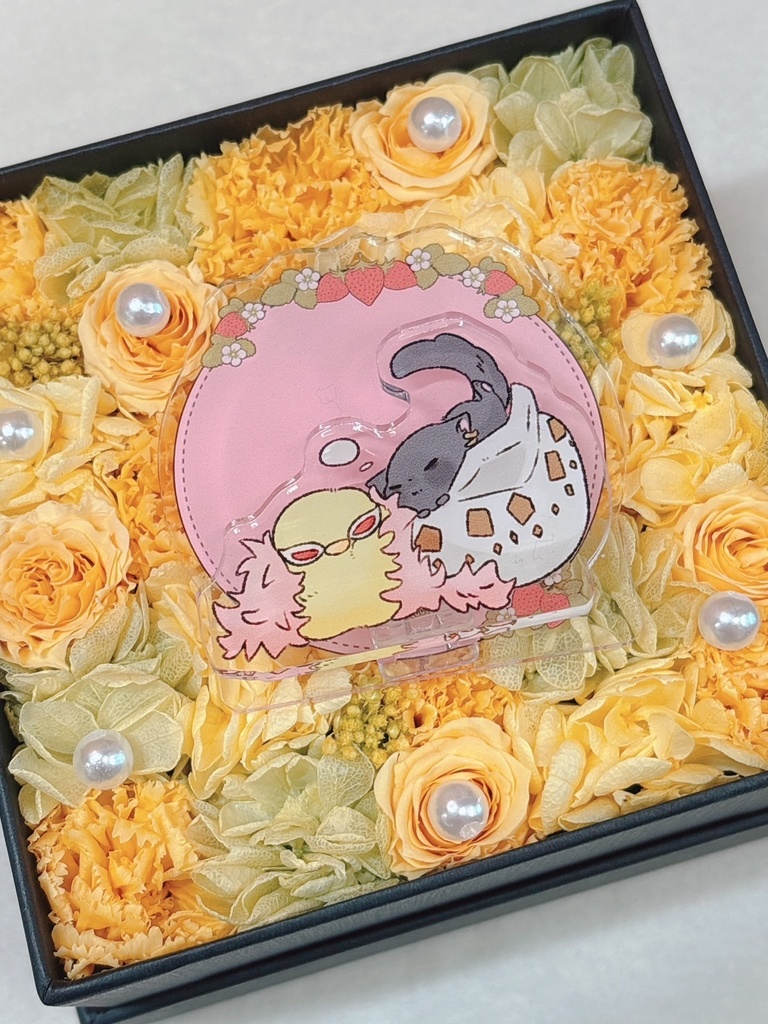 アクリルメモスタンド