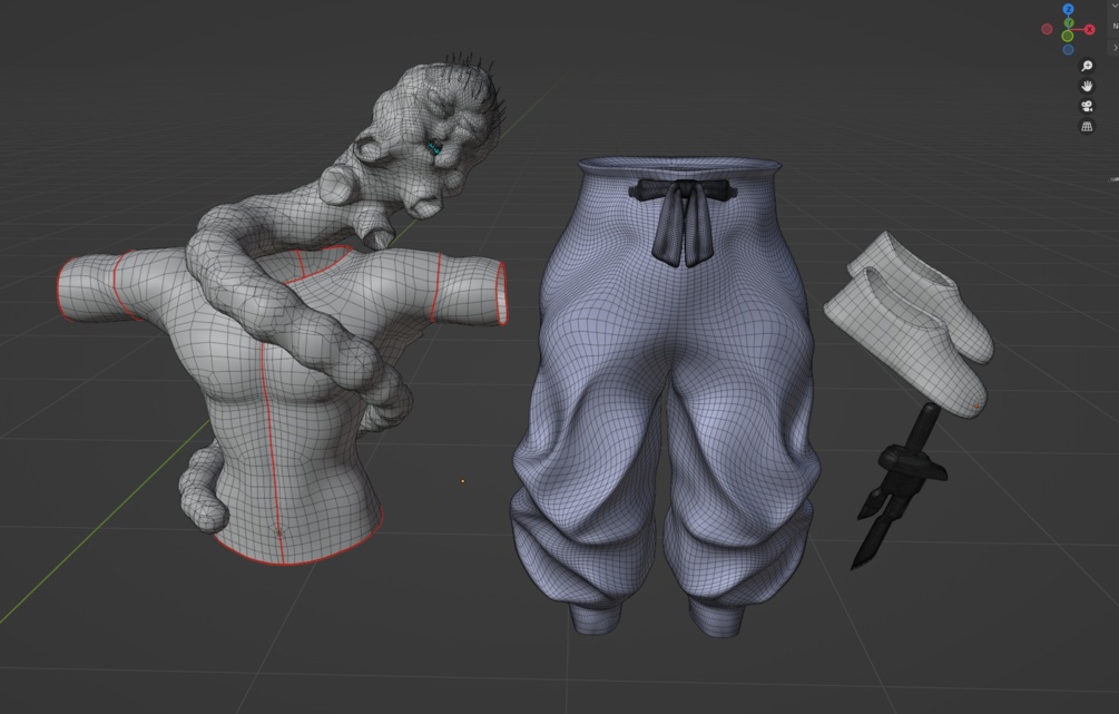 AG's Toji Muscle Outfit / 伏黒甚爾 マッスルコスプレ VRCHAT