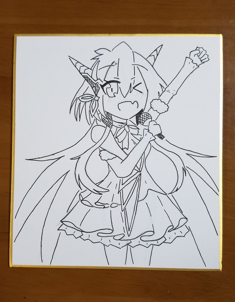 サンタリアちゃんFA色紙