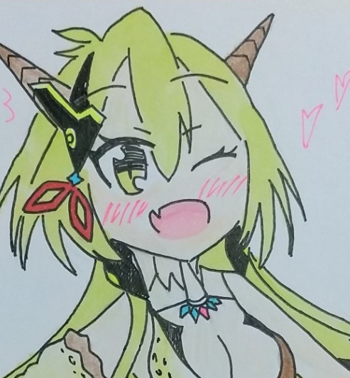 サンタリアちゃんFA色紙