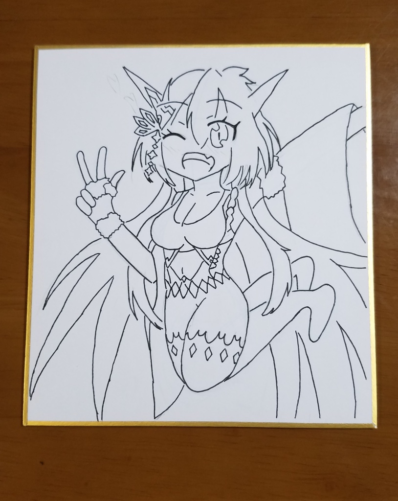 サンタリアちゃんFA色紙