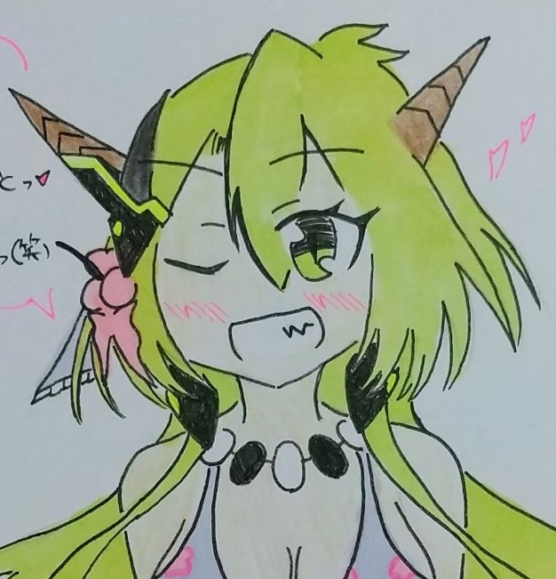 サンタリアちゃんFA色紙