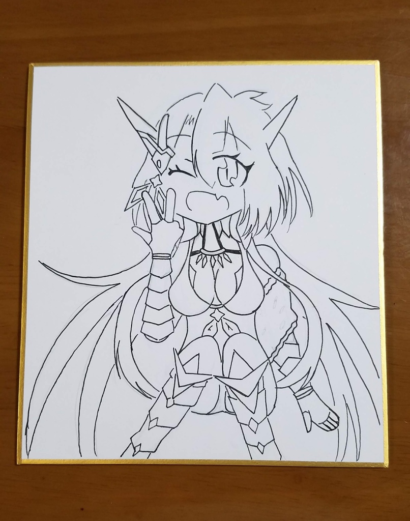 サンタリアちゃんFA色紙