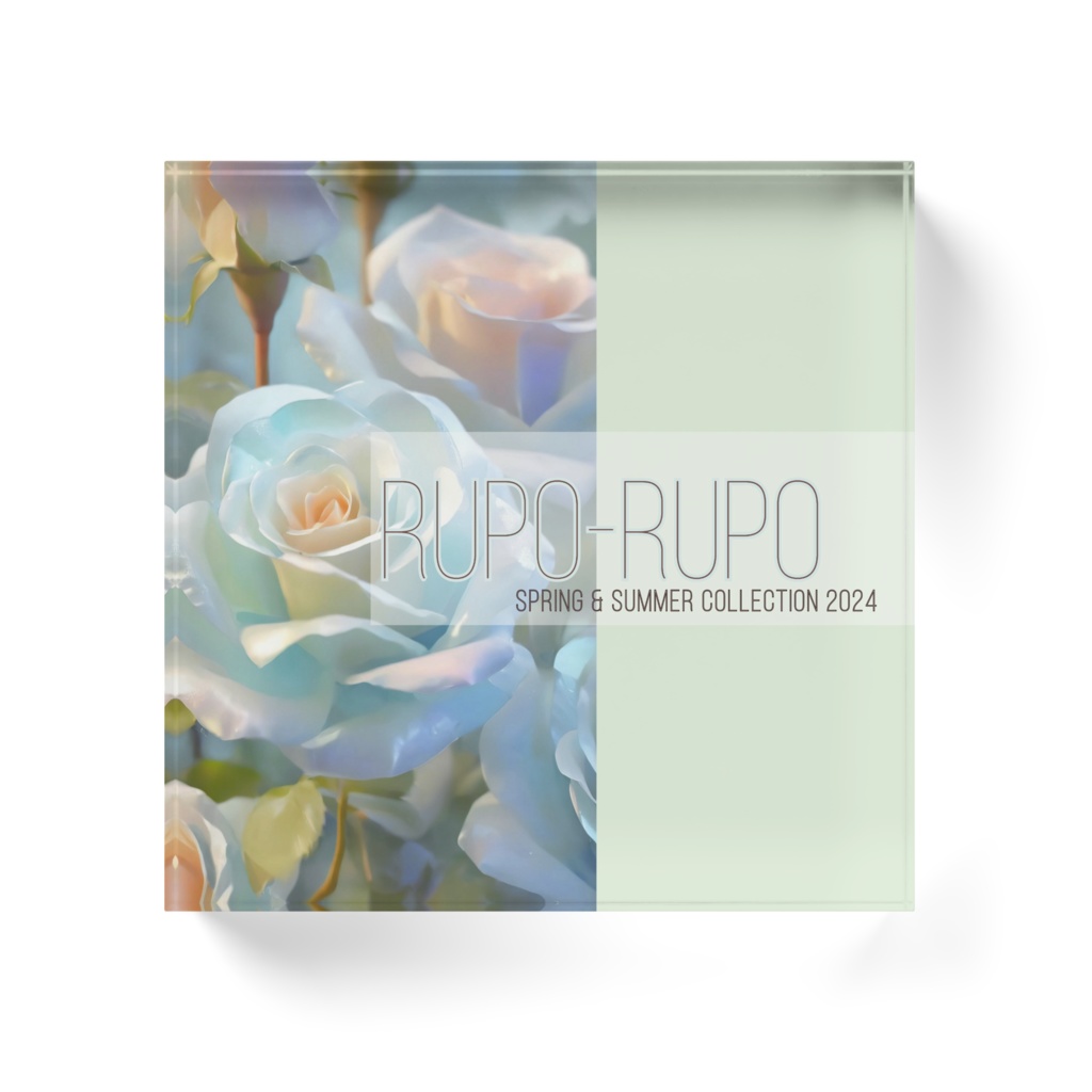 【アクリルブロック】rupo-rupo ローズ