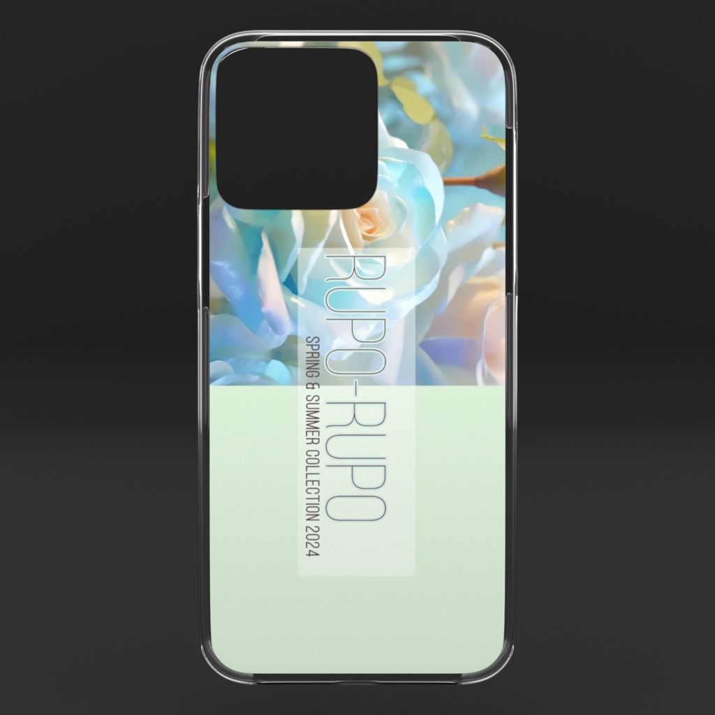 【クリアスマホケース】rupo-rupo ローズ